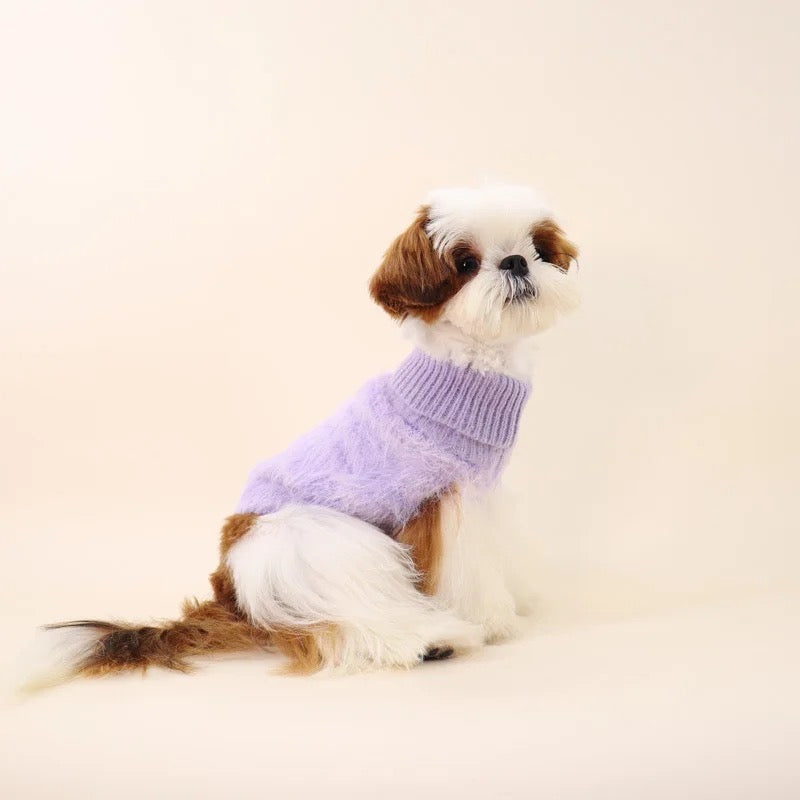 Fuzzy Purple Sweater