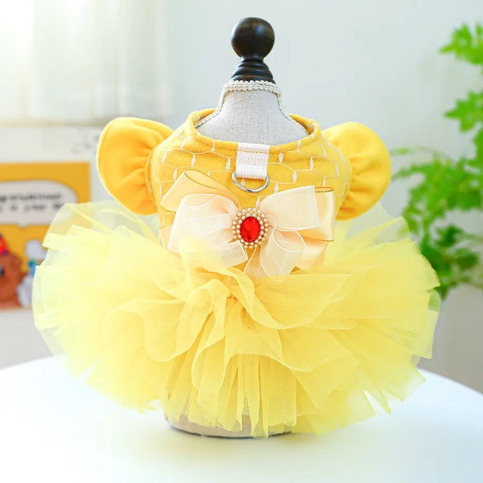 Beauty & the Dog Dress | Pet Party Dress Beauty & the Dog Dress | Pet Party Dress