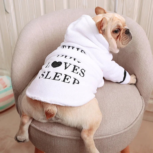 This Dog Loves to Sleep Robe