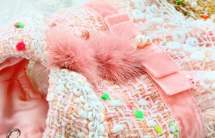 Coco Chewnel Dress - Pink