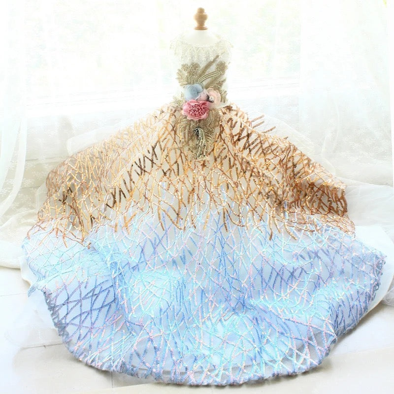 Sapphire Gold Dress Doggy Haute Couture Sapphire Gold Dress Doggy Haute Couture