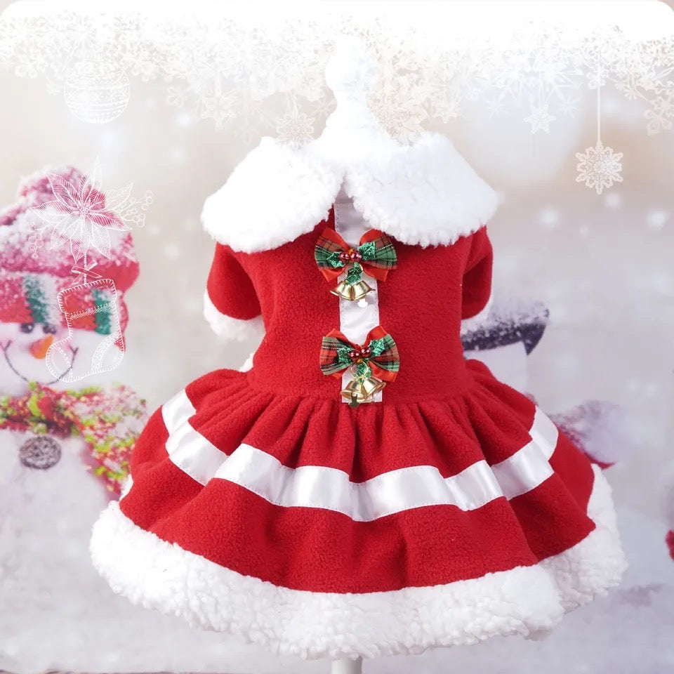 Nicholas Noel Holiday Dog Dress | Christmas Occasion Outfit Doggy Haute Couture Nicholas Noel Holiday Dog Dress | Christmas Occasion Outfit Doggy Haute Couture