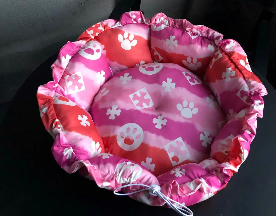 Chewy Pawtton Bed - Red