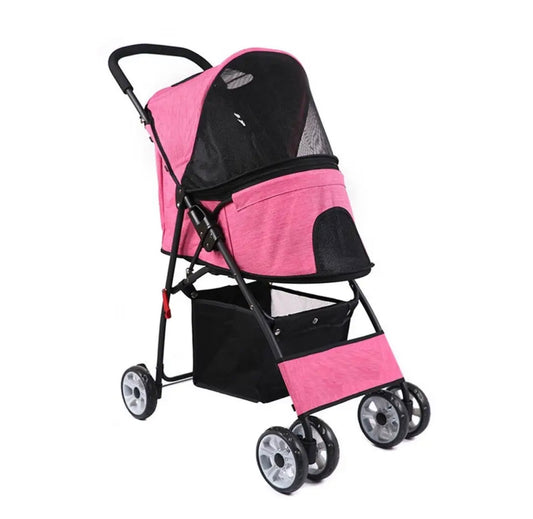 Pink Pet Stroller