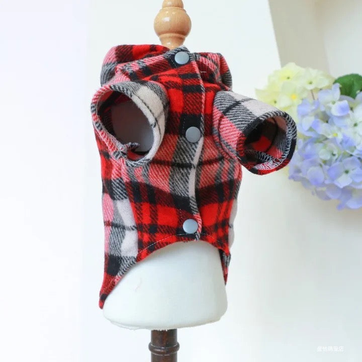 Valentines Plaid Coat