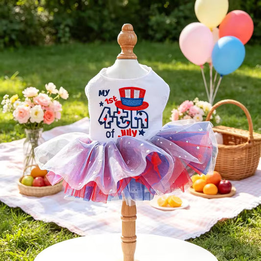 Fourth of July Dog Dress