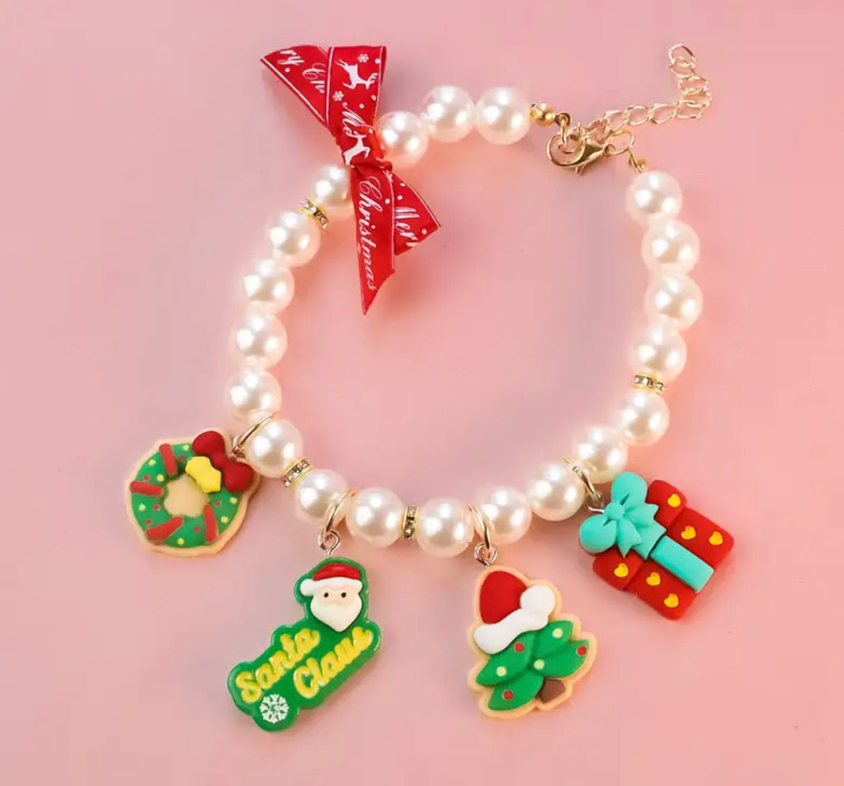 Holiday Pearl Necklace