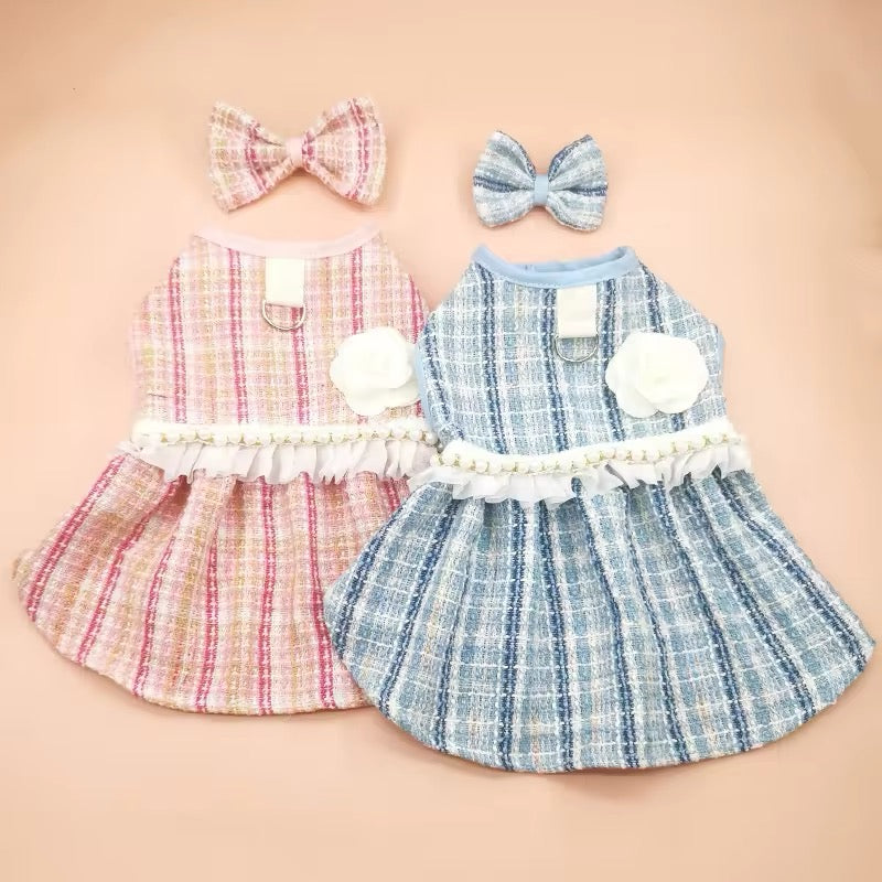 Priscilla Dress & Bow Set