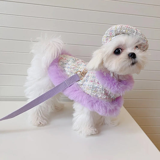 Lilac Harness and Leash Set