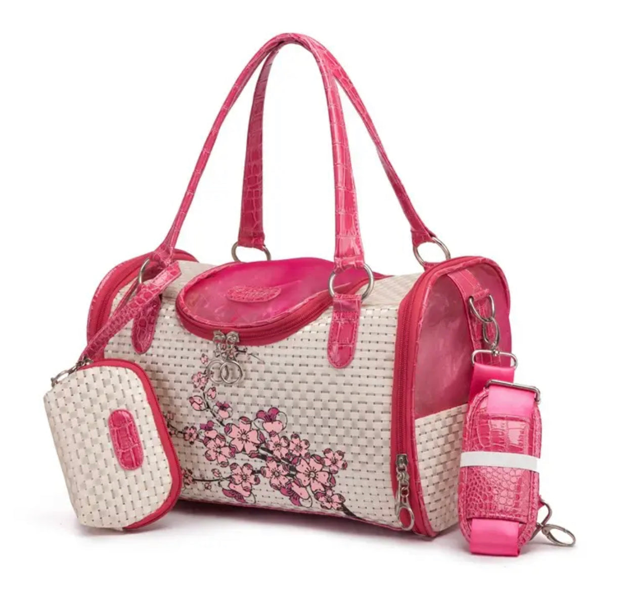 Cherry Blossom Pet Carrier