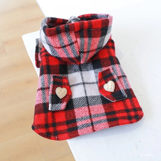 Valentines Plaid Coat