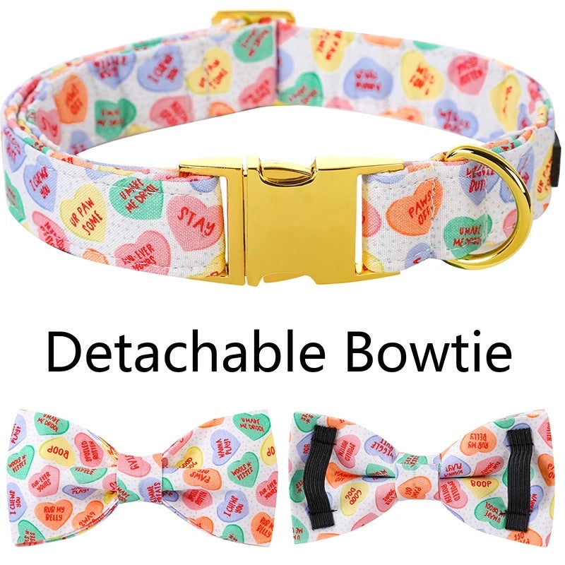 Heart Candy Collar Bowti