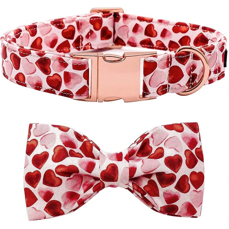 Heart Collar Bowtie