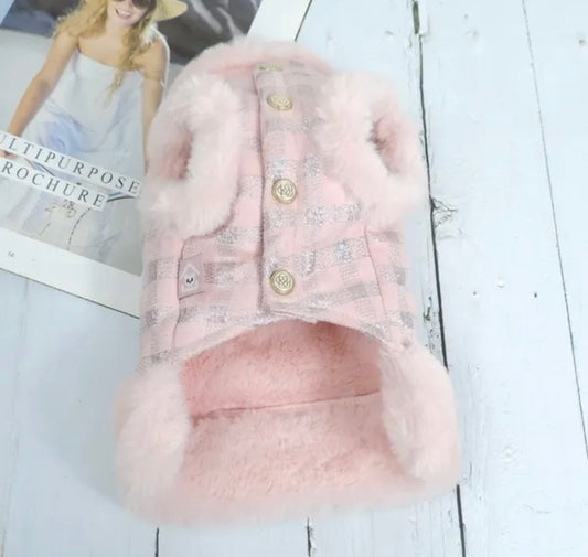 fleece dog jacket
