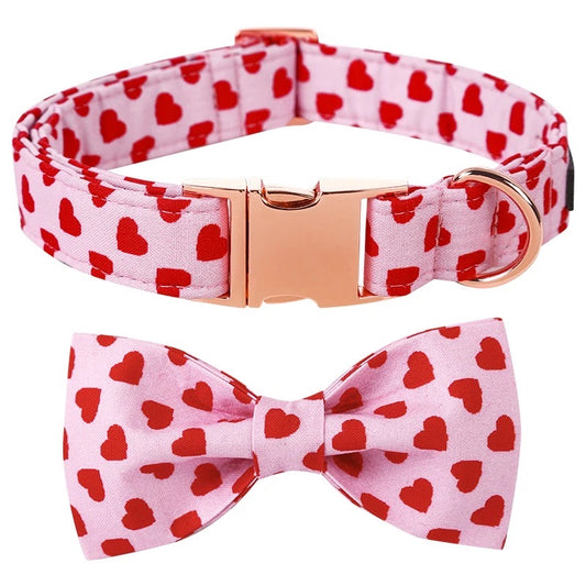 Heart Collar Bowtie