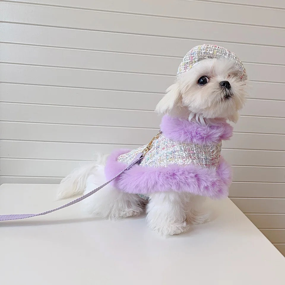 Lilac Harness and Leash Set