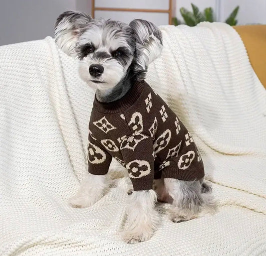 Chewy Vuitawn Sweater - Brown