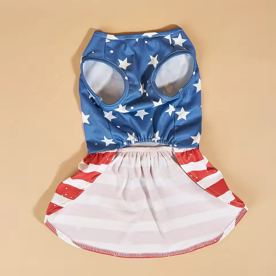 Fourth of July Dog Dress
