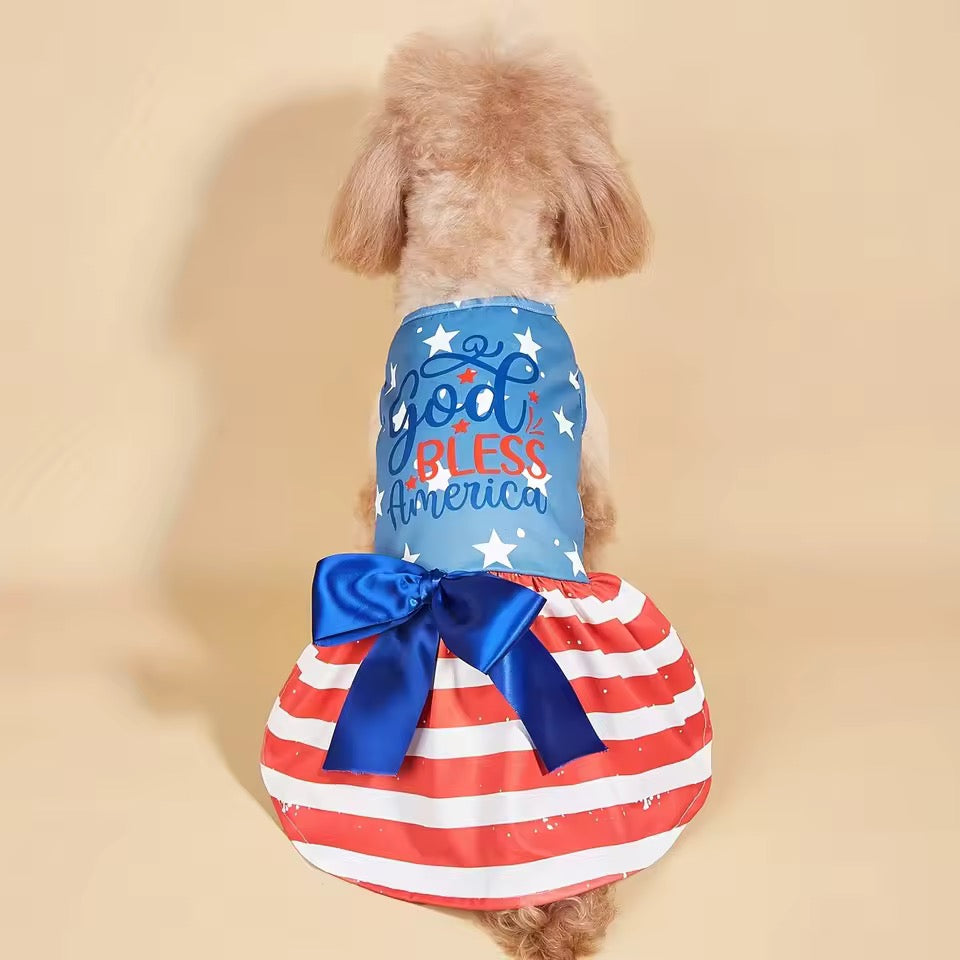 Fourth of July Dog Dress