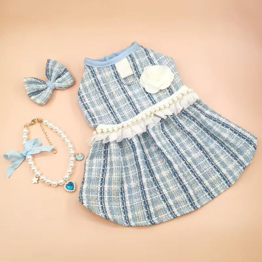 Priscilla Dress & Bow Set