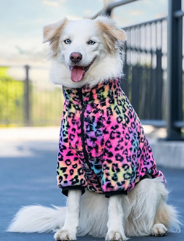 Rainbow Leopard Jacket