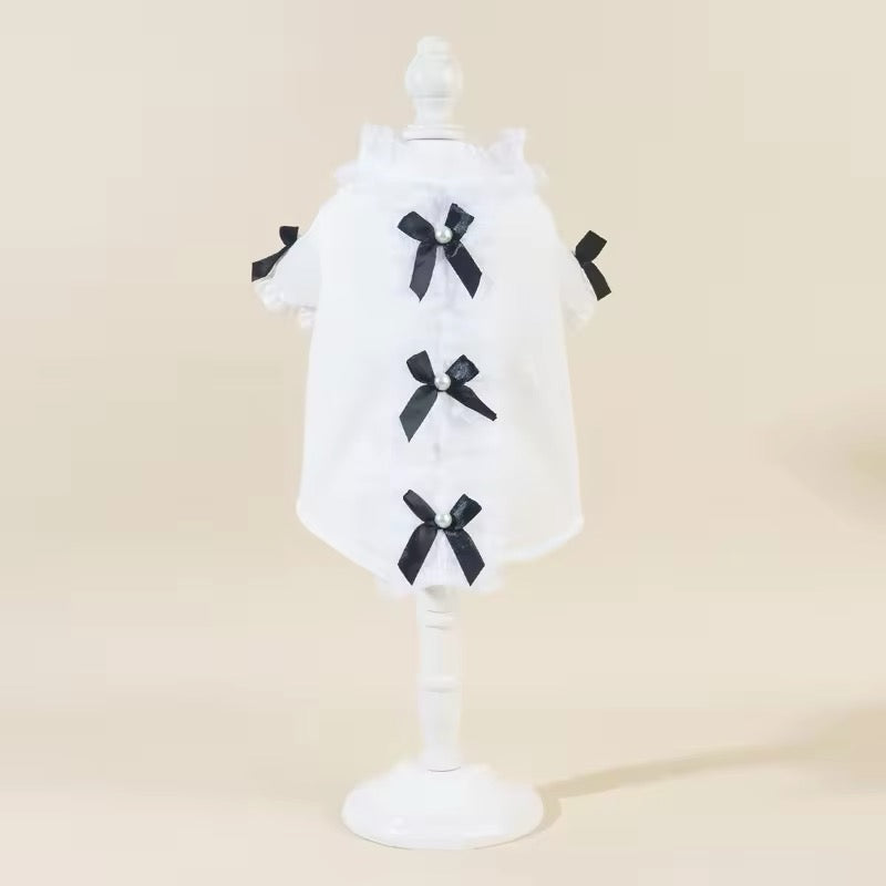 Charlise Shirt & Bow Set