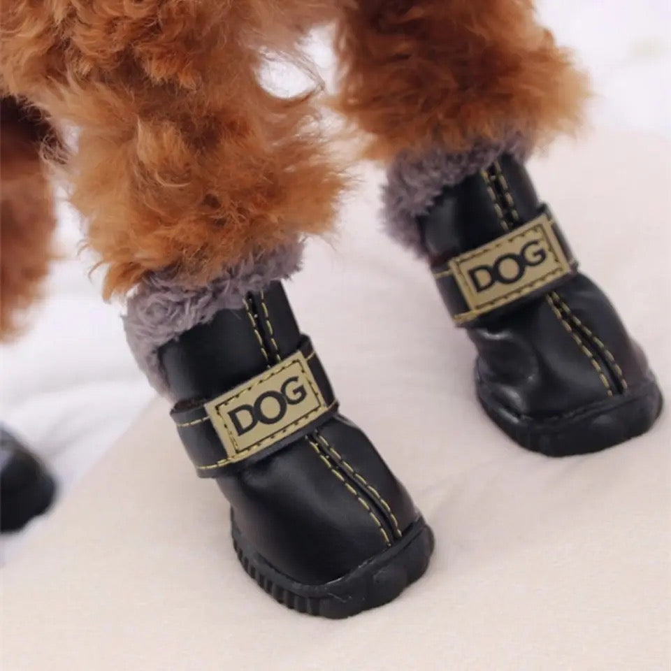 Dog boots - black