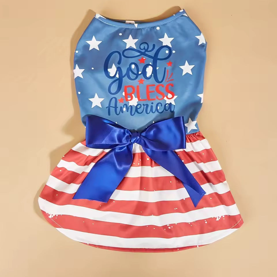 Fourth of July Dog Dress