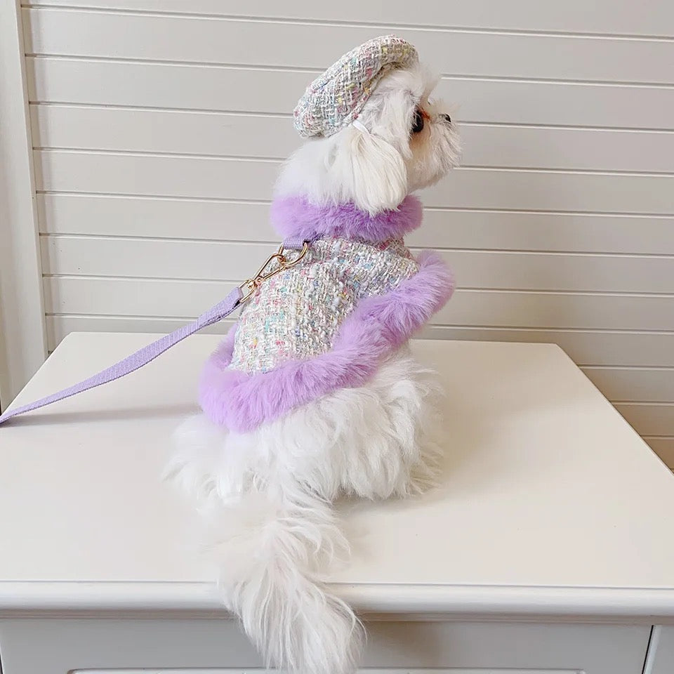 Lilac Harness and Leash Set