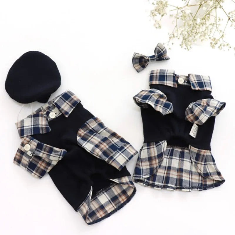 Plaid School Uniform Set