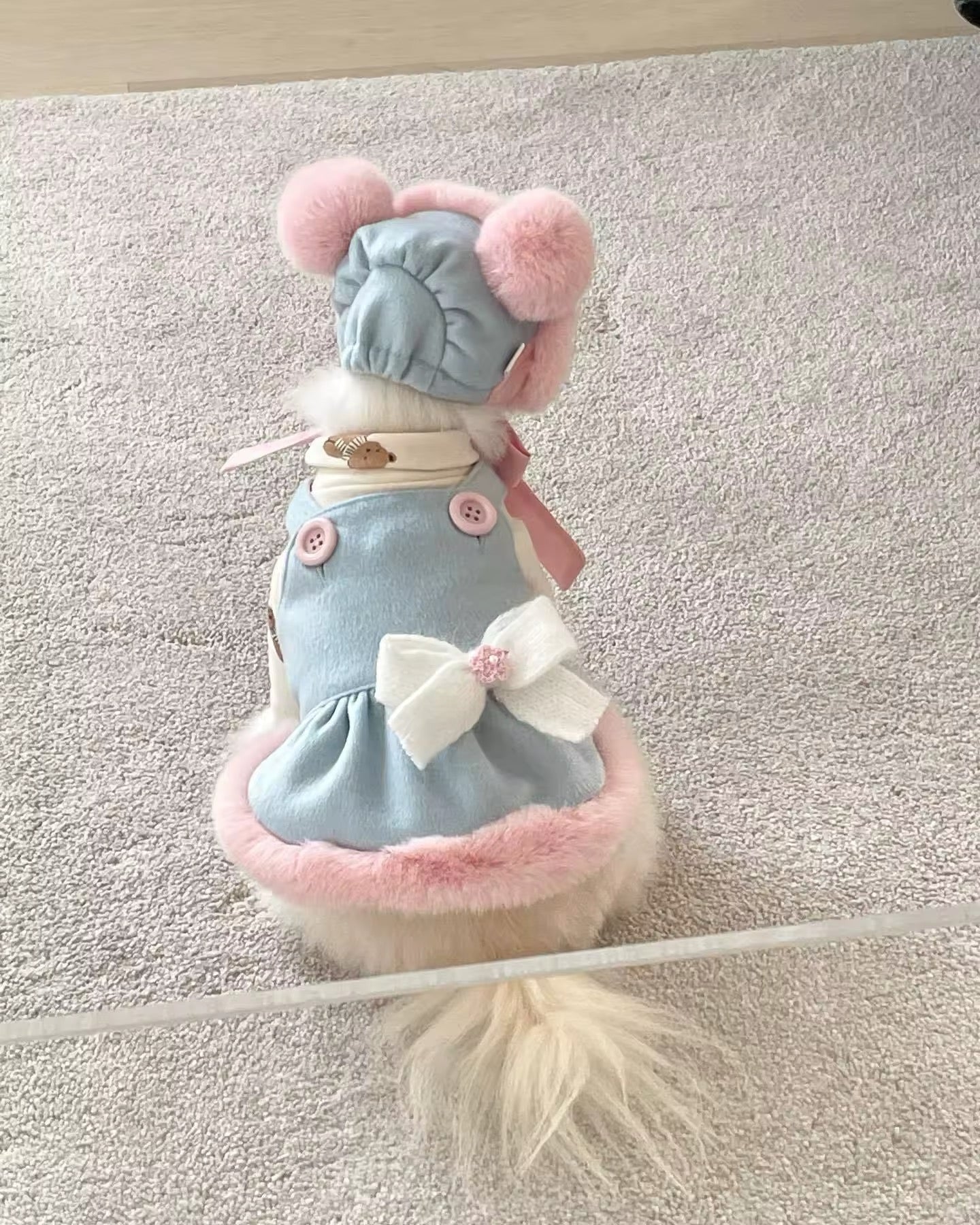 Baby Blue Easter Bunny Outfit