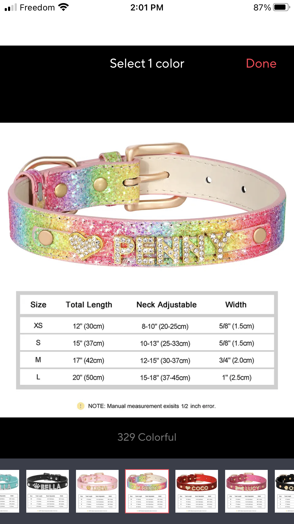 Personalized Dog Collar