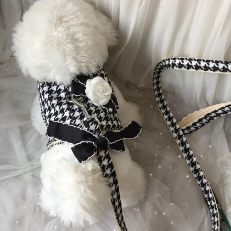 Coco Tweed Harness and Leash Set