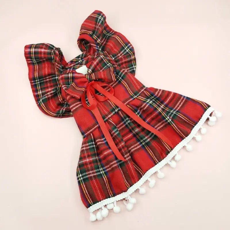 Sleigh Dress and Bow