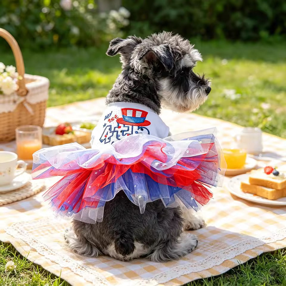 Fourth of July Dog Dress