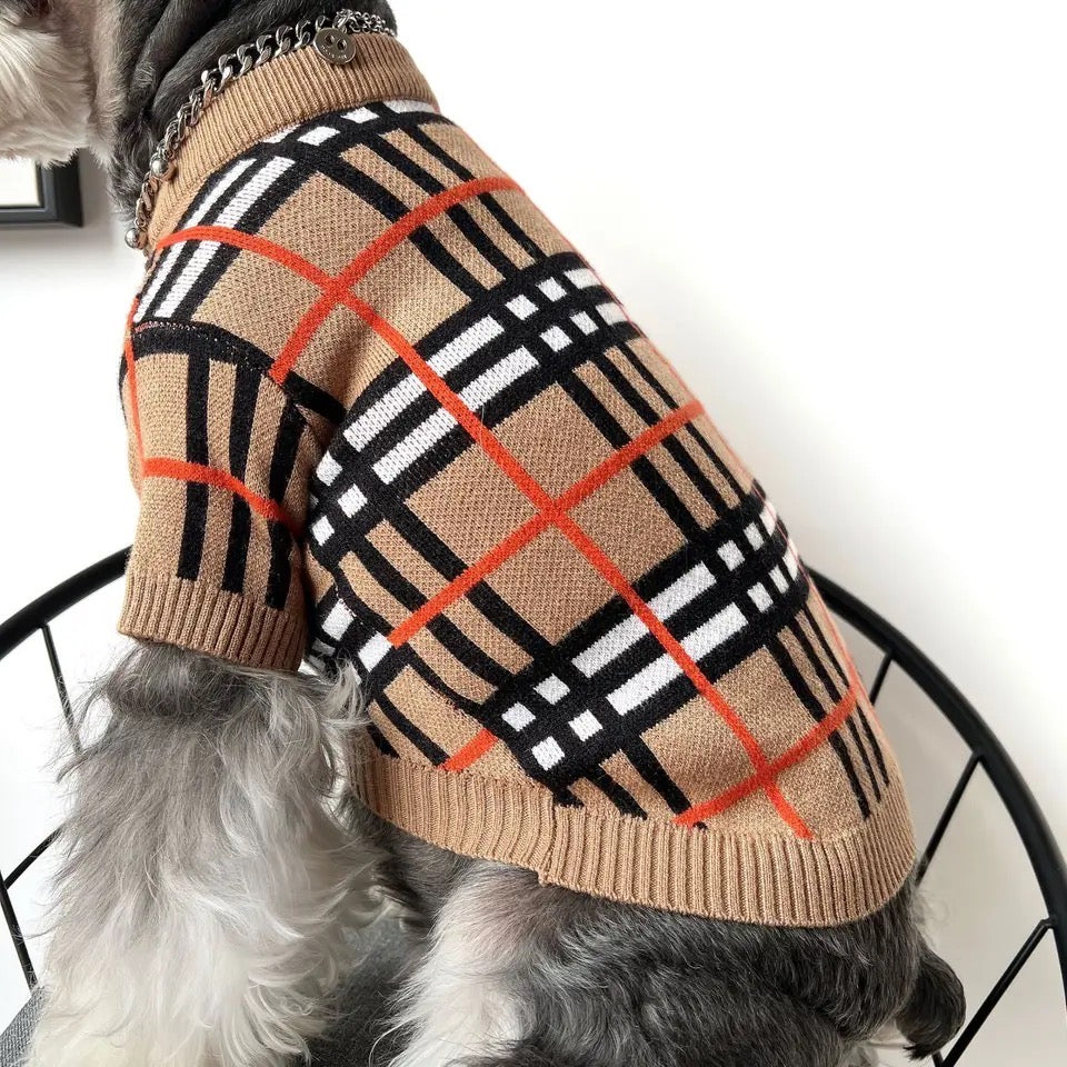 Burberry dog hot sale sweater small