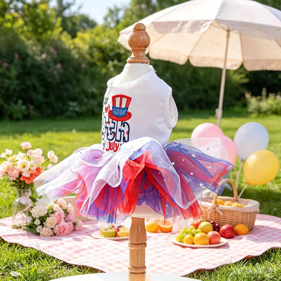 Fourth of July Dog Dress