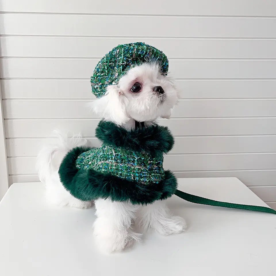 Evergreen Tweed Harness Set