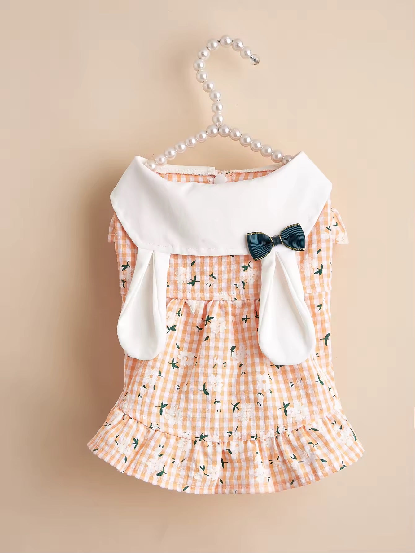 Peach Easter Bunny Dress