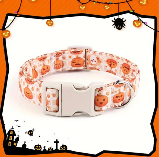 Pumpkin Halloween Collar