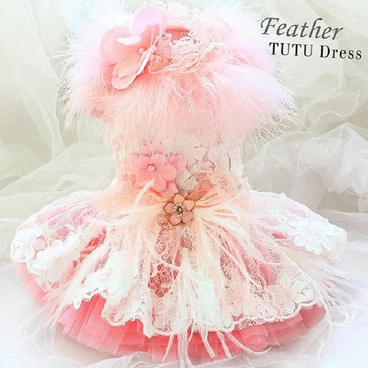 Feather Tutu Dress