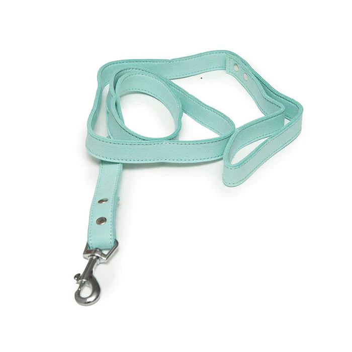 Blue Rhinestone Leash and Harness