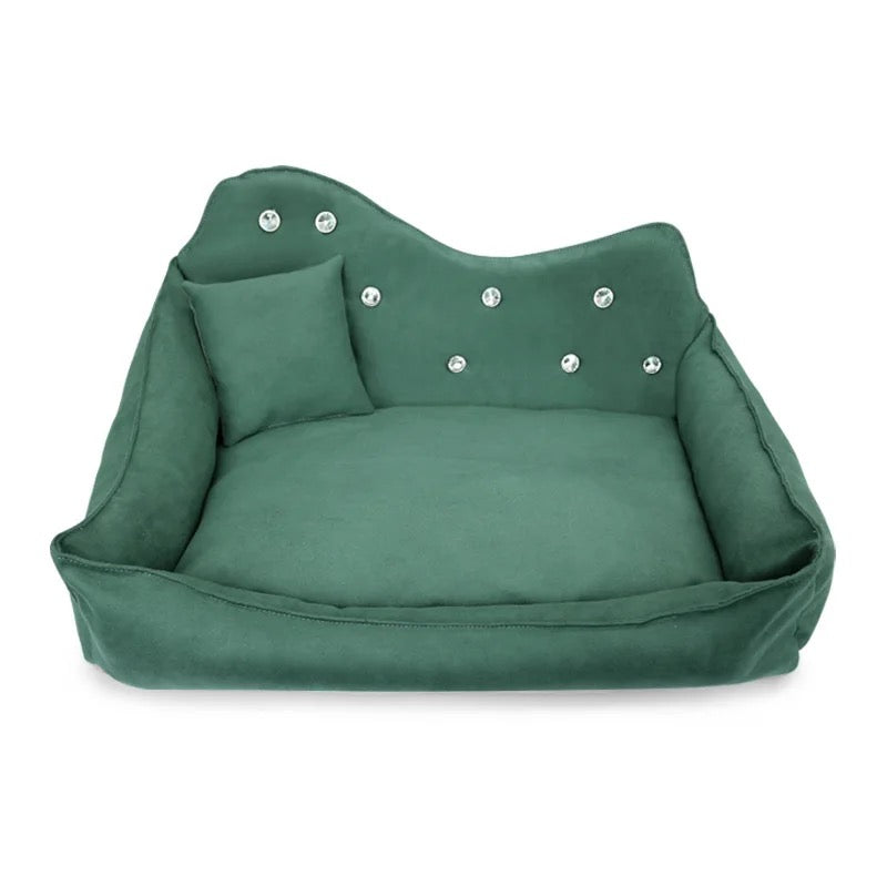 Green Bejewelled Bed