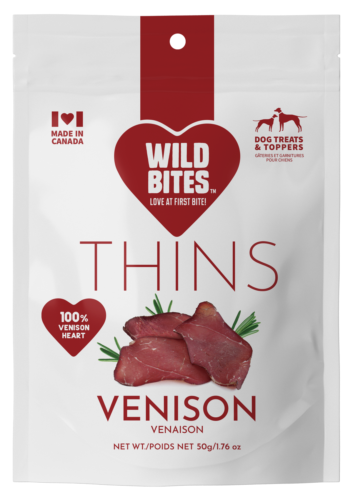 VENISON HEART THINS